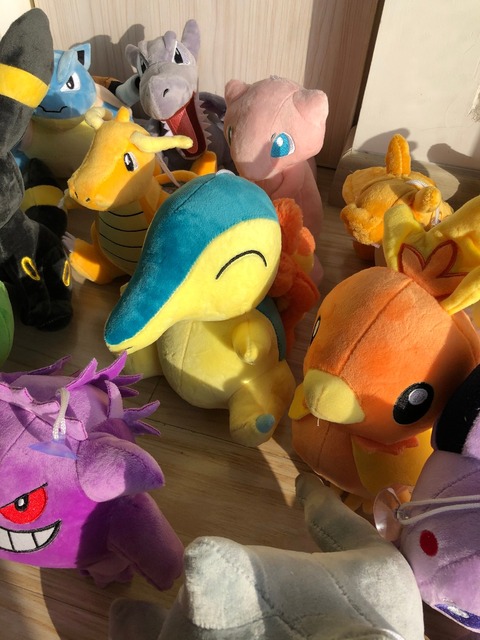 Pluszowe lalki Anime Pokemon - Pikachu, Charmander, Squirtle, Bulbasaur, Jigglypuffs, Eevee, Snorlax - prezent dla dzieci - Wianko - 7