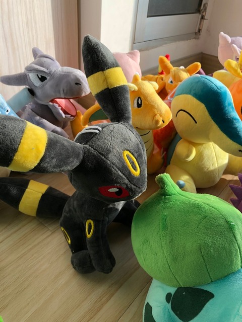 Pluszowe lalki Anime Pokemon - Pikachu, Charmander, Squirtle, Bulbasaur, Jigglypuffs, Eevee, Snorlax - prezent dla dzieci - Wianko - 9
