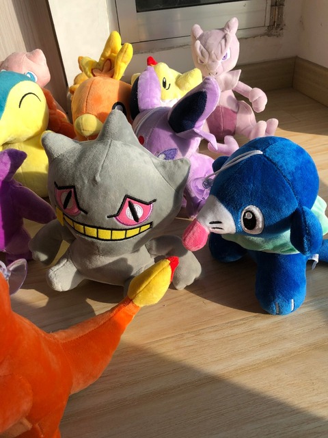 Pluszowe lalki Anime Pokemon - Pikachu, Charmander, Squirtle, Bulbasaur, Jigglypuffs, Eevee, Snorlax - prezent dla dzieci - Wianko - 10