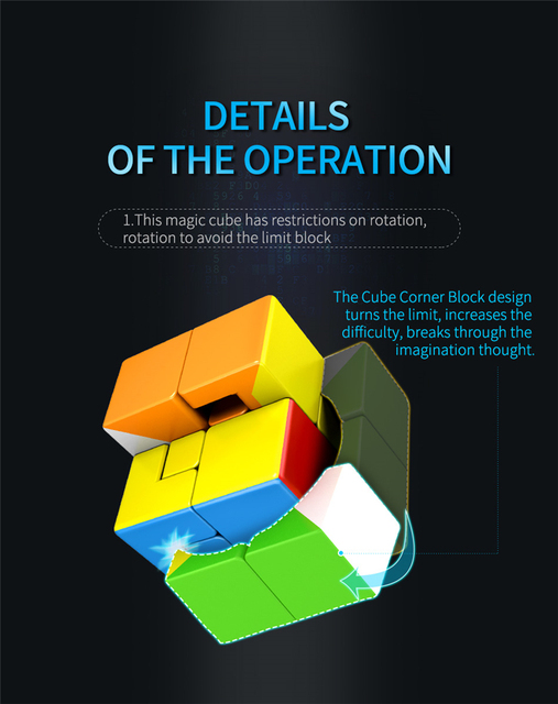 MoYu Meilong Puppet one | Bandażowane Magiczne Kostki Rubika 2x2x2 i 3x3x3 - Wianko - 3