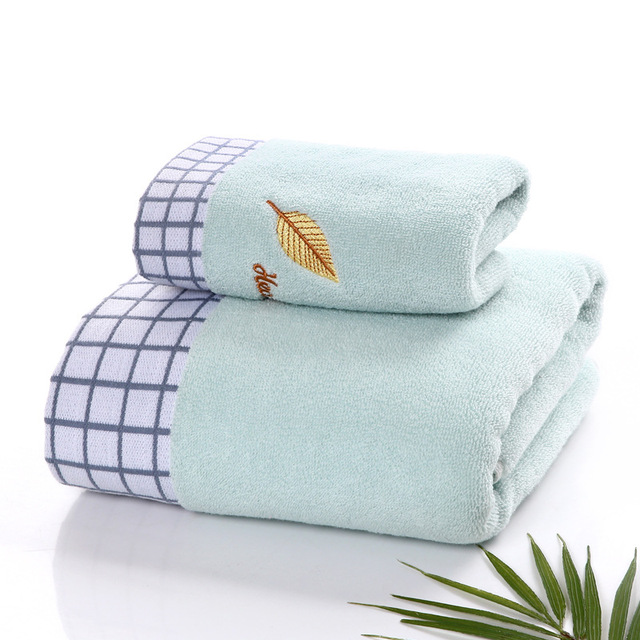 Kąpielowe duże miękkie ręczniki bawełniane - zestaw 2 sztuki - Wianko - 9