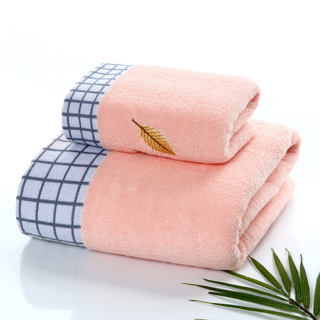 Kąpielowe duże miękkie ręczniki bawełniane - zestaw 2 sztuki - Wianko - 8