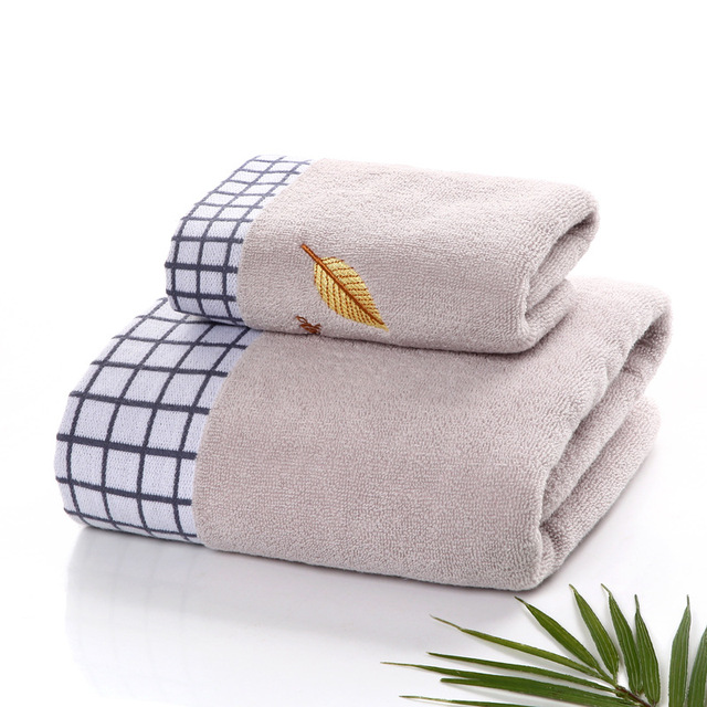 Kąpielowe duże miękkie ręczniki bawełniane - zestaw 2 sztuki - Wianko - 6