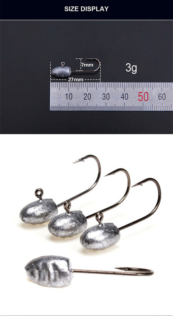 Haczyki wędkarskie Jig Rockfish Hook 1g-4g - 10 sztuk - Wianko - 7