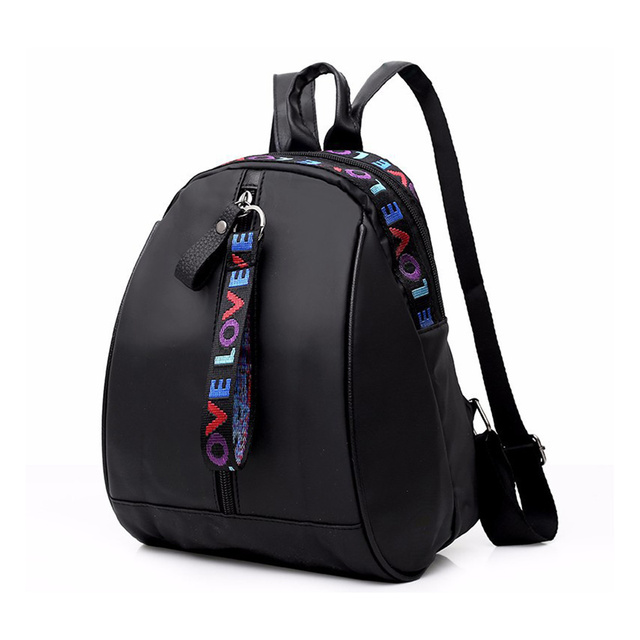 2021 Nowe torby typu Oxford dla kobiet - Travel Mini plecak na ramię - Wielofunkcyjny Bagpack z zamkiem - Wianko - 1