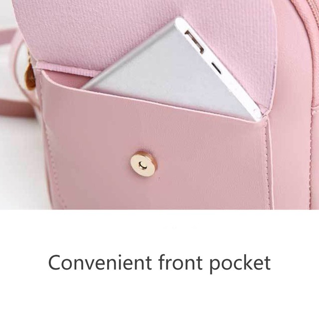 2021 Nowe torby typu Oxford dla kobiet - Travel Mini plecak na ramię - Wielofunkcyjny Bagpack z zamkiem - Wianko - 7
