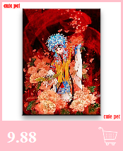 Ręcznie wykonana dekoracja DIY: Chiński styl opery - diamentowe malowanie 5D z rhinestonami, pełne kwadratowe okręgi haftujące mozaikę - Wianko - 15