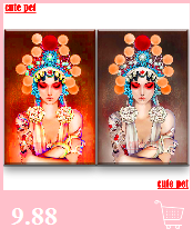Ręcznie wykonana dekoracja DIY: Chiński styl opery - diamentowe malowanie 5D z rhinestonami, pełne kwadratowe okręgi haftujące mozaikę - Wianko - 5
