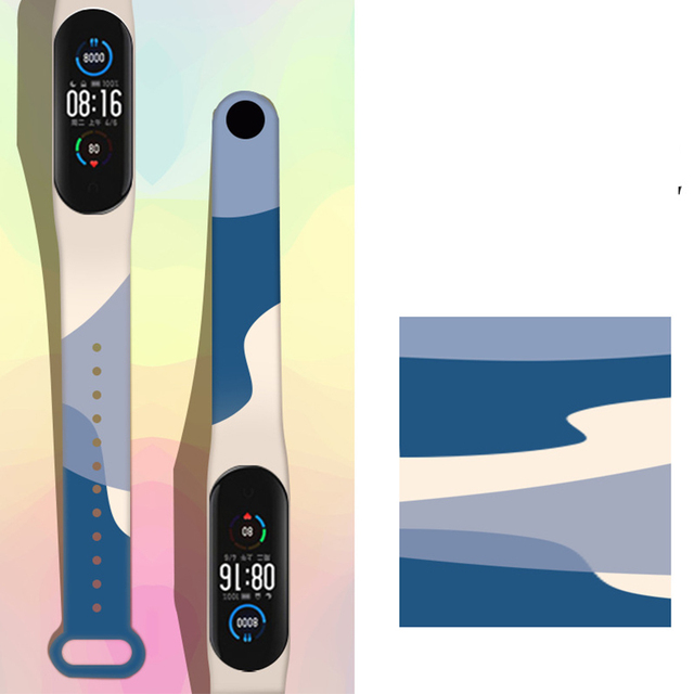 Sportowy pasek silikonowy koloru Morandi dla Xiaomi Mi Band 6/5/4/3 oraz Amazfit Band 5 - Wianko - 3
