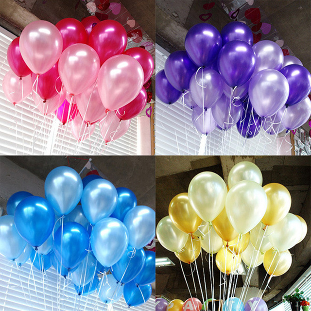 Balony dekoracyjne 10 cali, perłowy lateks, paczka 100 sztuk, idealne na śluby i urodziny - Wianko - 12
