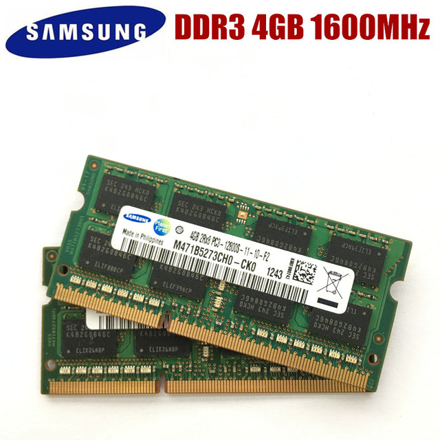 Pamięć laptopa SAMSUNG 8GB DDR3 1600MHz PC3-12800S SODIMM RAM 2GB 4GB - Wianko - 3