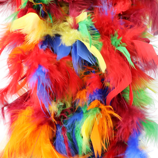 Kolorowe indycze pióra Boho DIY 2 metry - dekoracyjne i puszyste pióropusze do szalów ślubnych, ubrań karnawałowych i akcesoriów rzemieślniczych - Wianko - 18
