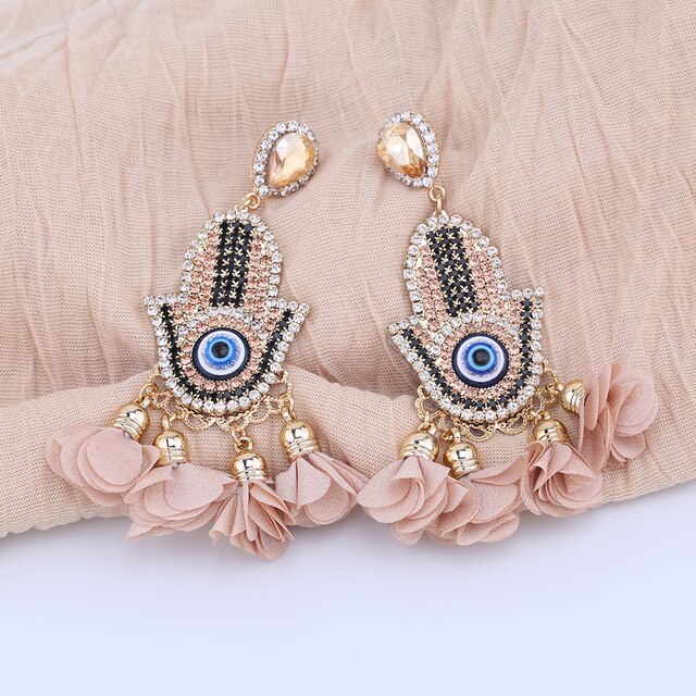 Kolczyki Hot Aretes Crystal Drop Dangle - Modne wiszące biżuterię z kryształkami dla kobiet - Wianko - 17