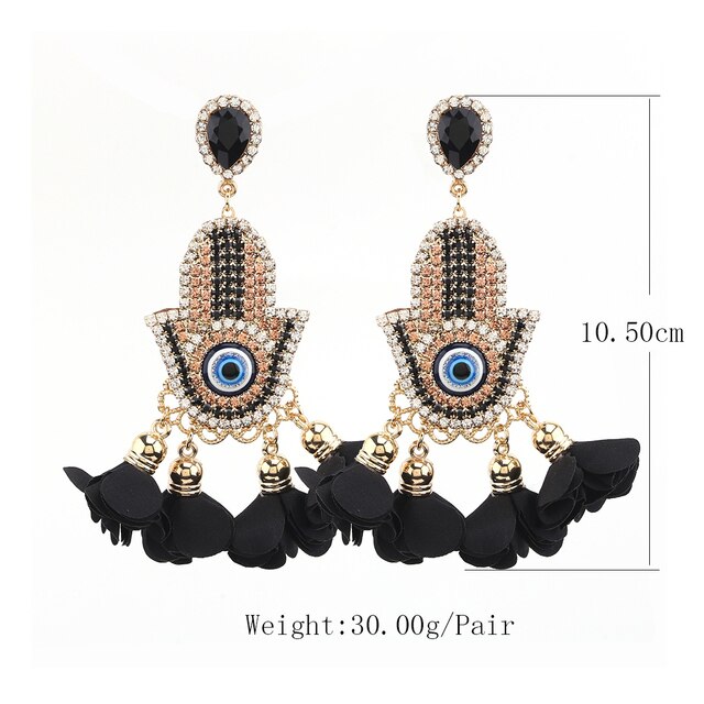 Kolczyki Hot Aretes Crystal Drop Dangle - Modne wiszące biżuterię z kryształkami dla kobiet - Wianko - 16