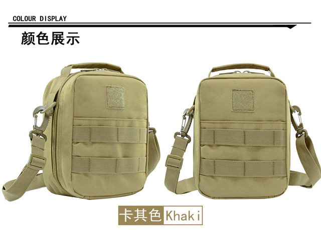 Wojskowa torba biodrowa MOLLE dla mężczyzn - Survival Tactical, apteczka, etui na multitool, latarka, kabura - Wianko - 22