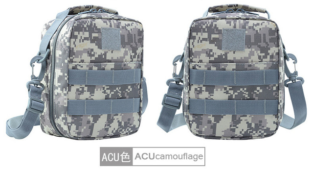 Wojskowa torba biodrowa MOLLE dla mężczyzn - Survival Tactical, apteczka, etui na multitool, latarka, kabura - Wianko - 24