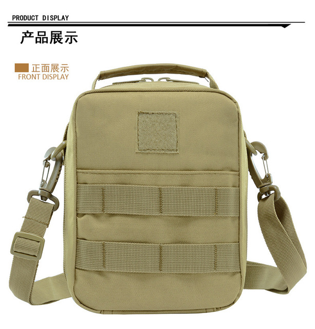 Wojskowa torba biodrowa MOLLE dla mężczyzn - Survival Tactical, apteczka, etui na multitool, latarka, kabura - Wianko - 10
