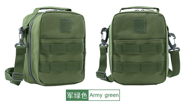 Wojskowa torba biodrowa MOLLE dla mężczyzn - Survival Tactical, apteczka, etui na multitool, latarka, kabura - Wianko - 23