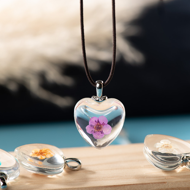 20 sztuk ręcznie wykonanych żelaznych serc z kwiatowym wzorem do naszyjnika - biżuteria - Wianko - 3