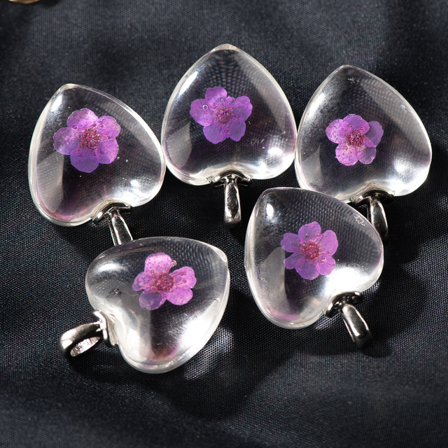 20 sztuk ręcznie wykonanych żelaznych serc z kwiatowym wzorem do naszyjnika - biżuteria - Wianko - 13