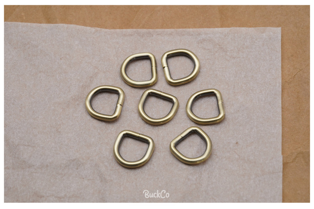 Partia 10 sztuk metalowych, niklowanych pierścieni D o średnicy 15mm do odzieży, bagażu, plecaka, smyczy, obroży dla psa i pasów DIY - 8 kolorów - Wianko - 19