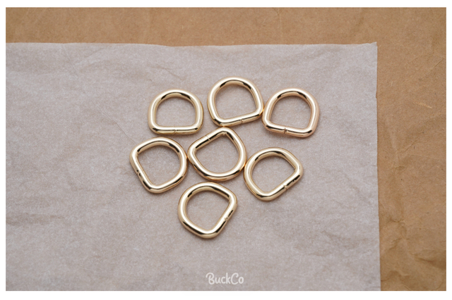 Partia 10 sztuk metalowych, niklowanych pierścieni D o średnicy 15mm do odzieży, bagażu, plecaka, smyczy, obroży dla psa i pasów DIY - 8 kolorów - Wianko - 14