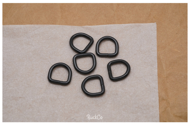Partia 10 sztuk metalowych, niklowanych pierścieni D o średnicy 15mm do odzieży, bagażu, plecaka, smyczy, obroży dla psa i pasów DIY - 8 kolorów - Wianko - 9