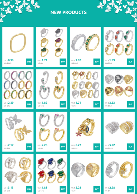 Nowe pierścionki ZHUKOU 2020 w złotym lub srebrnym kolorze z wężowym motywem zwierzęcym - biżuteria z kryształkami CZ dla mężczyzn i kobiet, kategoria: Pierścionki - Wianko - 1