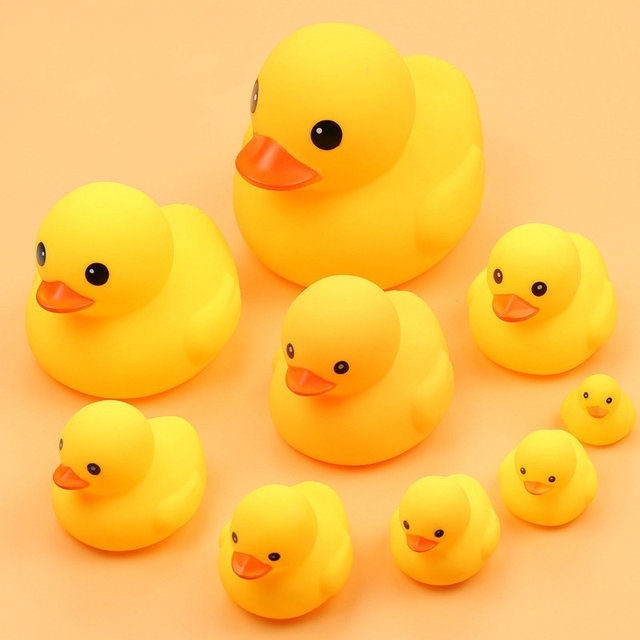 Duża żółta kaczka do kąpieli dla niemowląt 0-12 miesięcy - Wianko - 2
