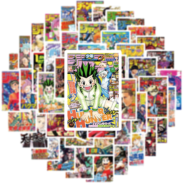 Mix Anime Jujutsu Kaisen My Hero Academia - 10/30/50 naklejek w zestawie do dekoracji lodówek, motocykli i bagażu podróżnego - dla dzieci - Wianko - 6