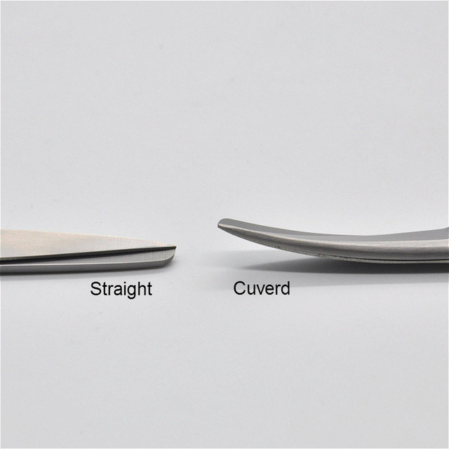 Nożyczki medyczne z ostrej stali nierdzewnej, długość 12.5cm/14cm/16cm, zarówno okrągłe, jak i zakończone ostrymi końcówkami - Wianko - 3