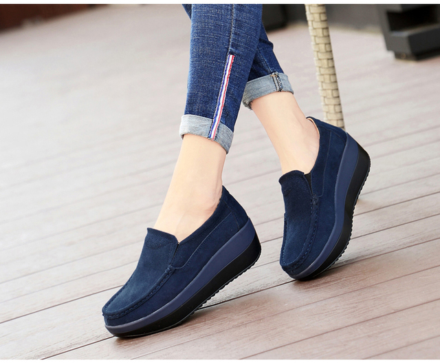 Nowe wiosenne buty damskie z miękkimi podeszwami i wzorem grochu - Wianko - 25
