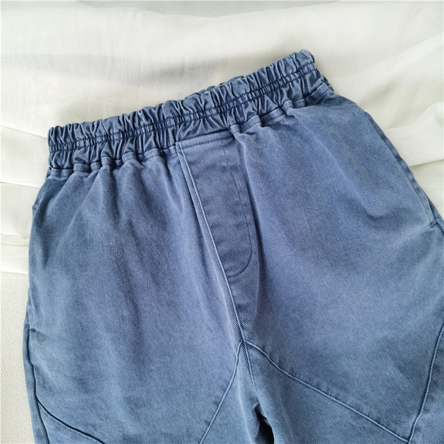 Dżinsy spodnie patchworkowe dla chłopców w trendy stylu wiosenno-jesiennym - Wianko - 13
