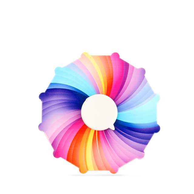 Nowoczesny Fidget Hand Spinner Candy Rainbow – zabawka antystresowa dla dzieci – opuszka palca – TOP TREND – różowe kolory - Wianko - 19