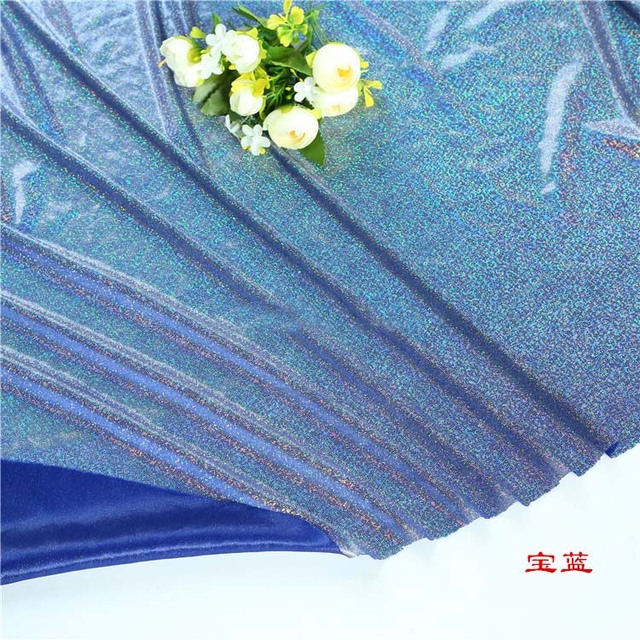 Laserowa tkanina sceniczna dekoracyjna brązująca do ślubów i rękodzieła - 50cm x 150cm - Wianko - 3