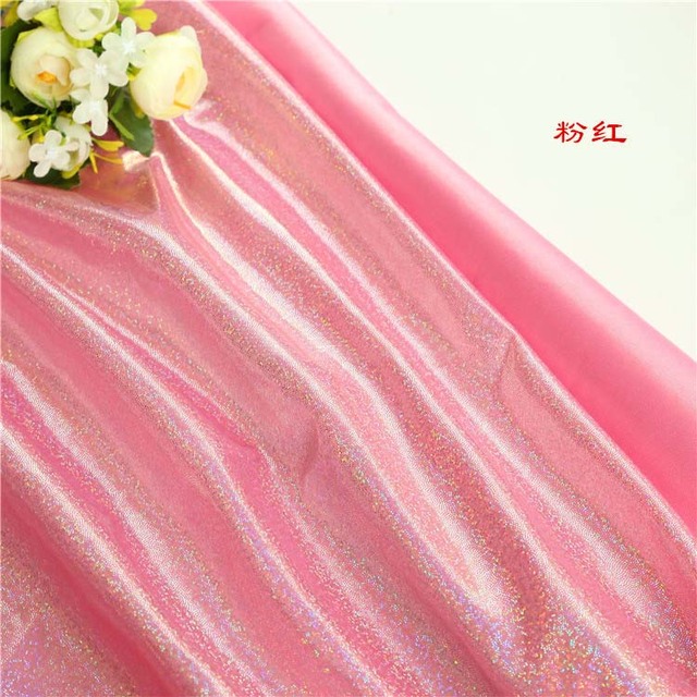 Laserowa tkanina sceniczna dekoracyjna brązująca do ślubów i rękodzieła - 50cm x 150cm - Wianko - 9