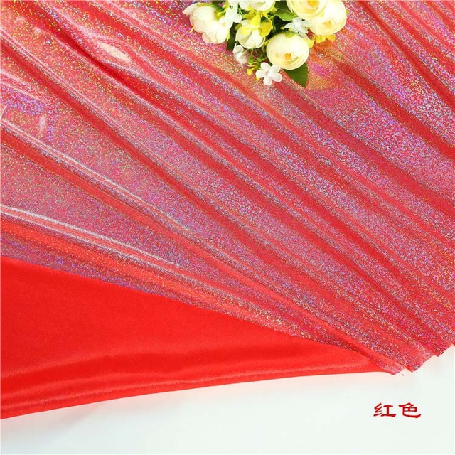 Laserowa tkanina sceniczna dekoracyjna brązująca do ślubów i rękodzieła - 50cm x 150cm - Wianko - 12
