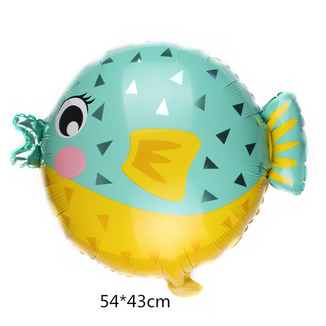 Balon foliowy w kształcie uroczego zwierzęcia - delfin, smok, krewetka, krab, małe ryby, konik morski, ośmiornica dla chłopca i dziewczynki w urodziny - Wianko - 7