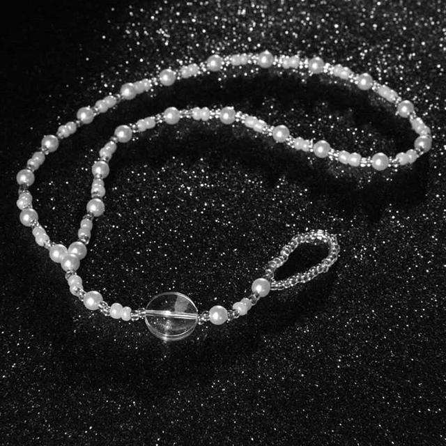 Biżuteria na stopy dla nowożeńców: wielowarstwowy łańcuszek z perłami, finezyjne sandały i bransoletka na kostkę dla kobiet na lato na plaży - Wianko - 6