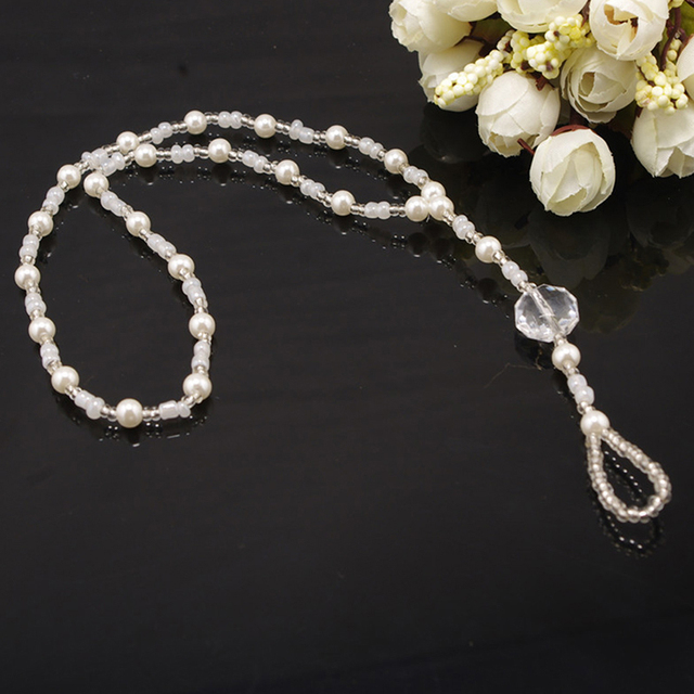 Biżuteria na stopy dla nowożeńców: wielowarstwowy łańcuszek z perłami, finezyjne sandały i bransoletka na kostkę dla kobiet na lato na plaży - Wianko - 4