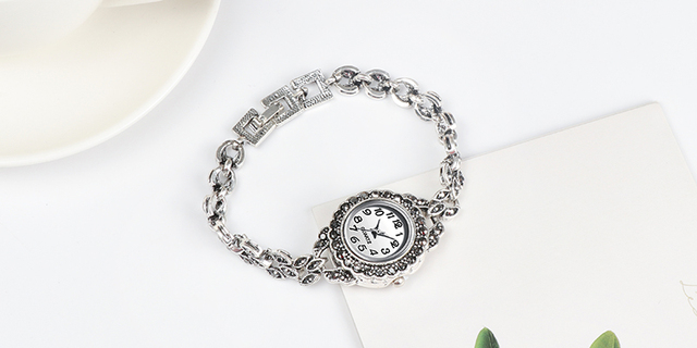 Bransoletka damskiego zegarka Kinel Hot o małym i uroczym oku w stylu vintage z kryształowym wykończeniem - boże narodzenie 2019 - Wianko - 25