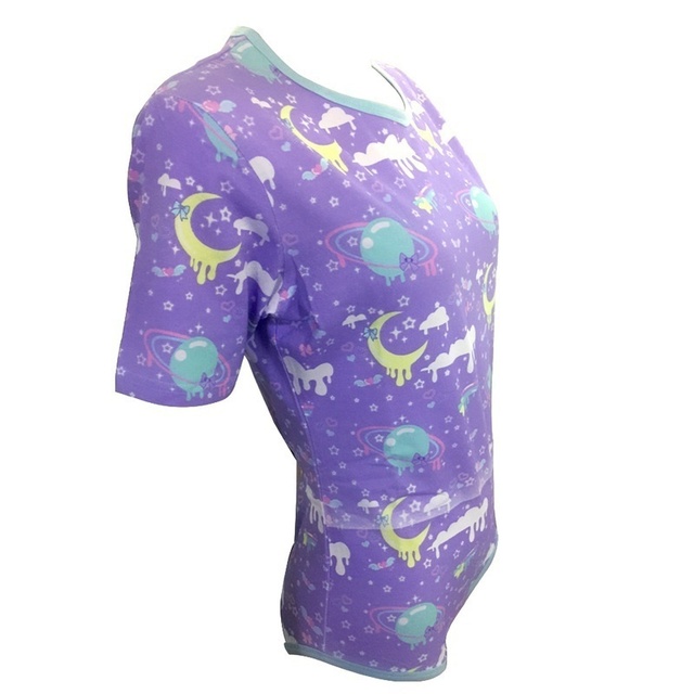 Zestaw 3 sztuk Body Onesie ABDL dla dorosłych - rozmiar piżamy Romper ze smoczkiem, pieluchy kochanka przystawki krocza - Wianko - 29