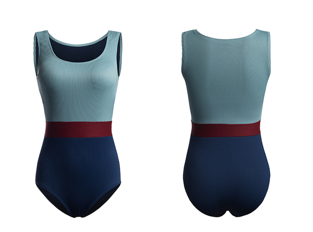 Kolorowy jednoczęściowy strój kąpielowy dla kobiet - Lipiec piasek, wysoka jakość - Wianko - 10