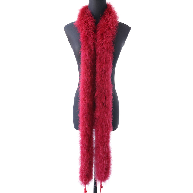 Hurtownie 10 sztuk partia turcja Feather Boa 50 gramów Multi Color 2 m/sztuk marabut pióropusze szal do dekoracji - Wianko - 11