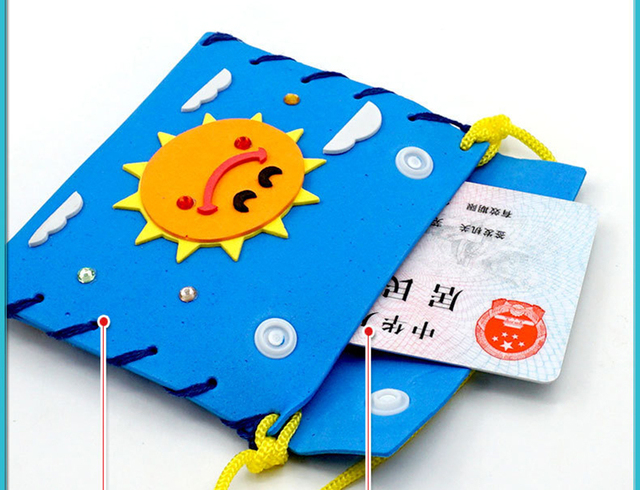 Zestaw rękodzielniczy dla dzieci - słodki portfel z motywem kreskówkowym - zabawa DIY dla początkujących - wielki prezent dla dziewczynek - Wianko - 4