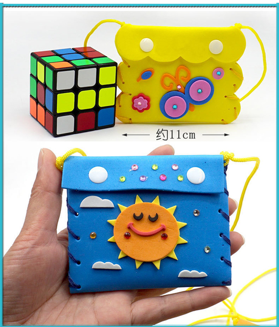 Zestaw rękodzielniczy dla dzieci - słodki portfel z motywem kreskówkowym - zabawa DIY dla początkujących - wielki prezent dla dziewczynek - Wianko - 5