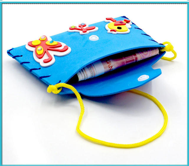 Zestaw rękodzielniczy dla dzieci - słodki portfel z motywem kreskówkowym - zabawa DIY dla początkujących - wielki prezent dla dziewczynek - Wianko - 2