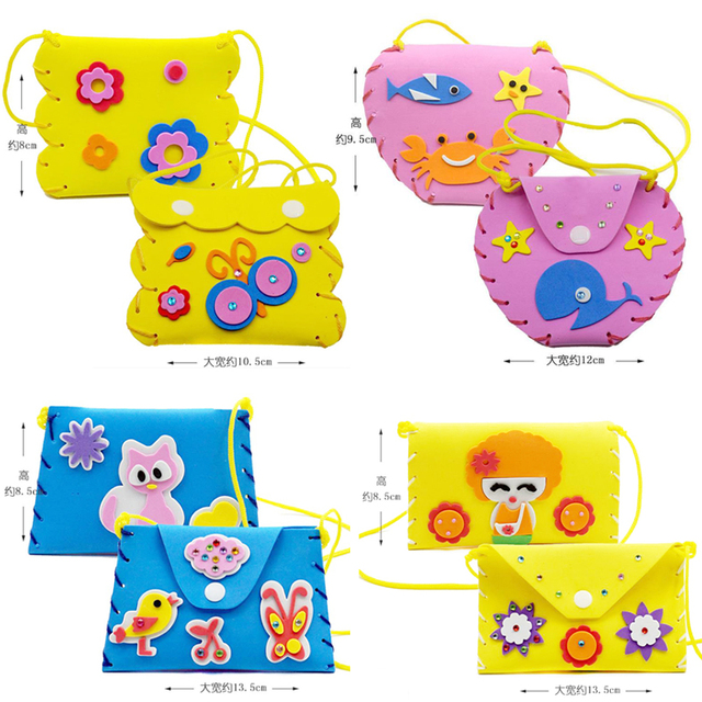 Zestaw rękodzielniczy dla dzieci - słodki portfel z motywem kreskówkowym - zabawa DIY dla początkujących - wielki prezent dla dziewczynek - Wianko - 12