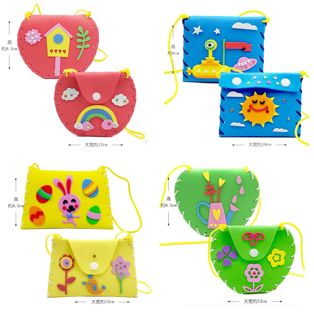 Zestaw rękodzielniczy dla dzieci - słodki portfel z motywem kreskówkowym - zabawa DIY dla początkujących - wielki prezent dla dziewczynek - Wianko - 13