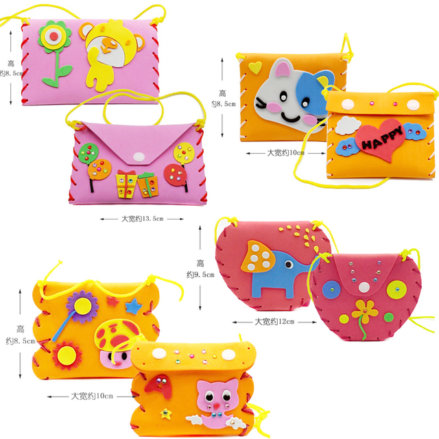 Zestaw rękodzielniczy dla dzieci - słodki portfel z motywem kreskówkowym - zabawa DIY dla początkujących - wielki prezent dla dziewczynek - Wianko - 11